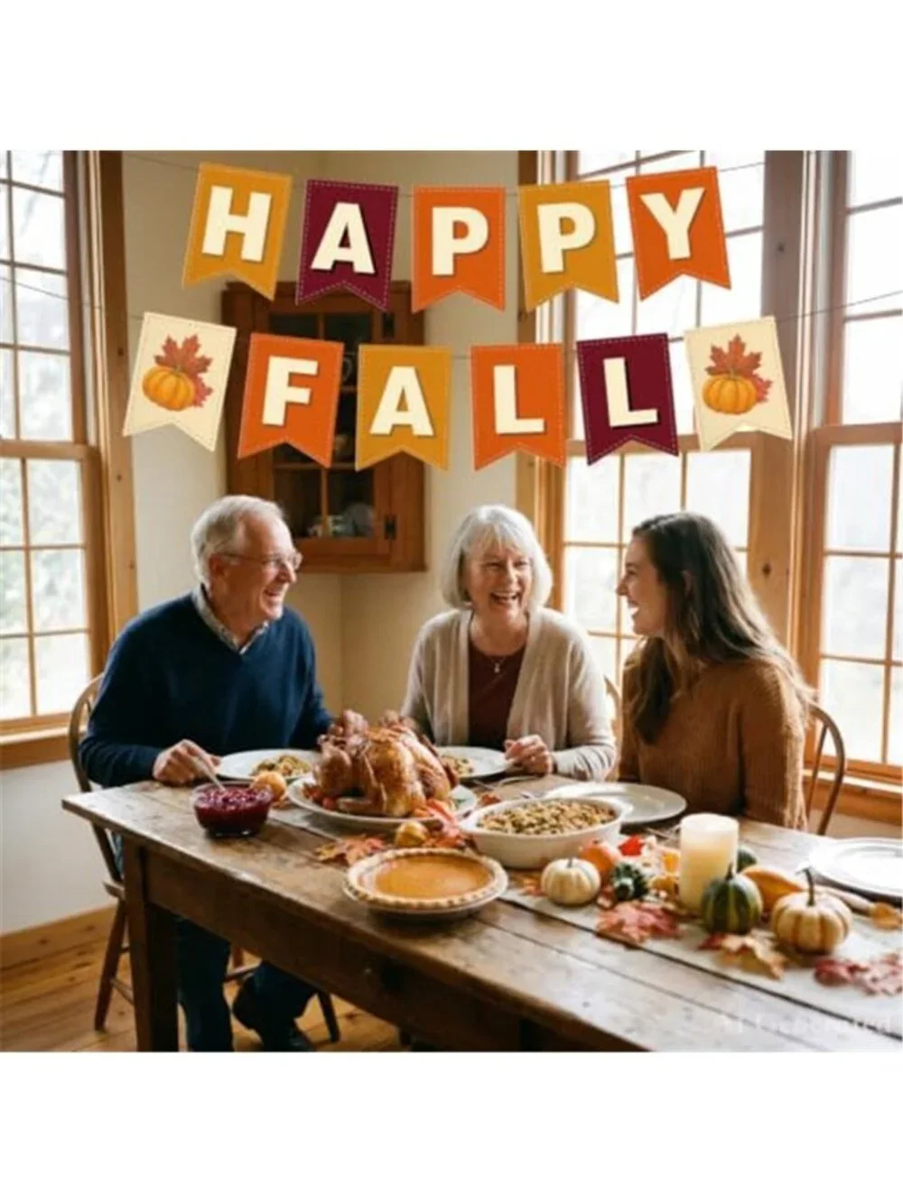 Happy Fall Banner Fall Decorations for Home Indoor Outdoor